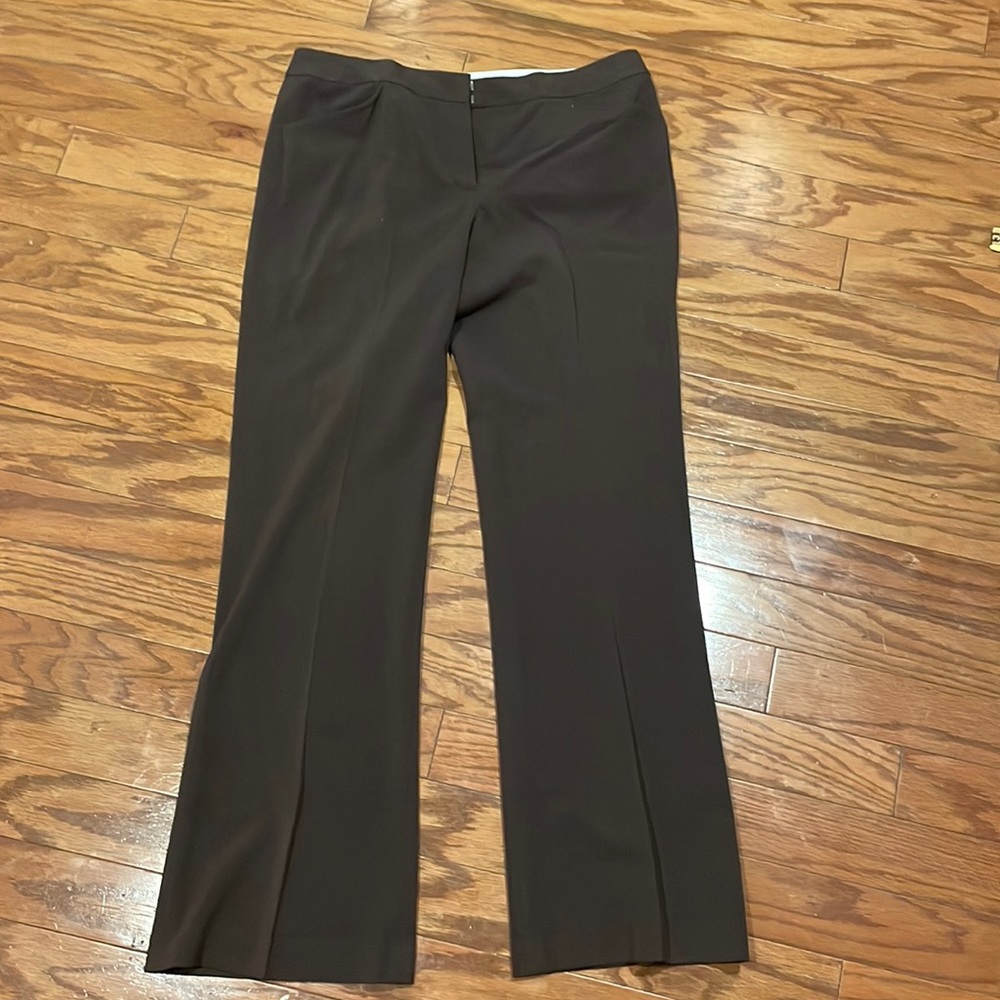 Dark brown dress pants size 14
